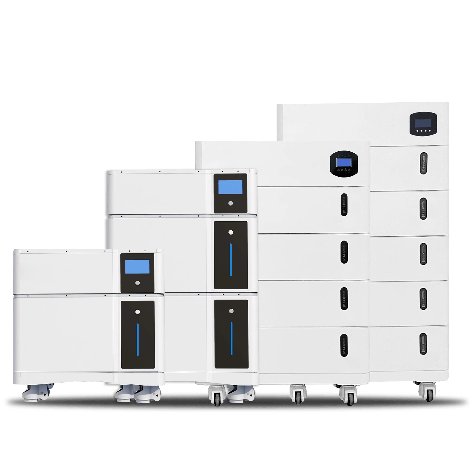5-25kwh Modular Residential Stackable Energy Storage With Lithium Battery And Hybrid Inverter Front View