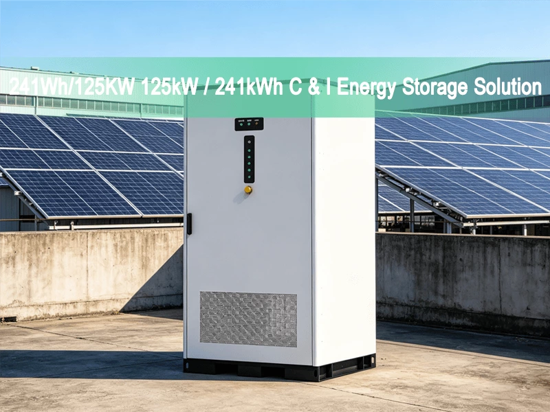 241KWh High-Performance Battery Energy Storage System for Factories Commercial Buildings and Solar Applications