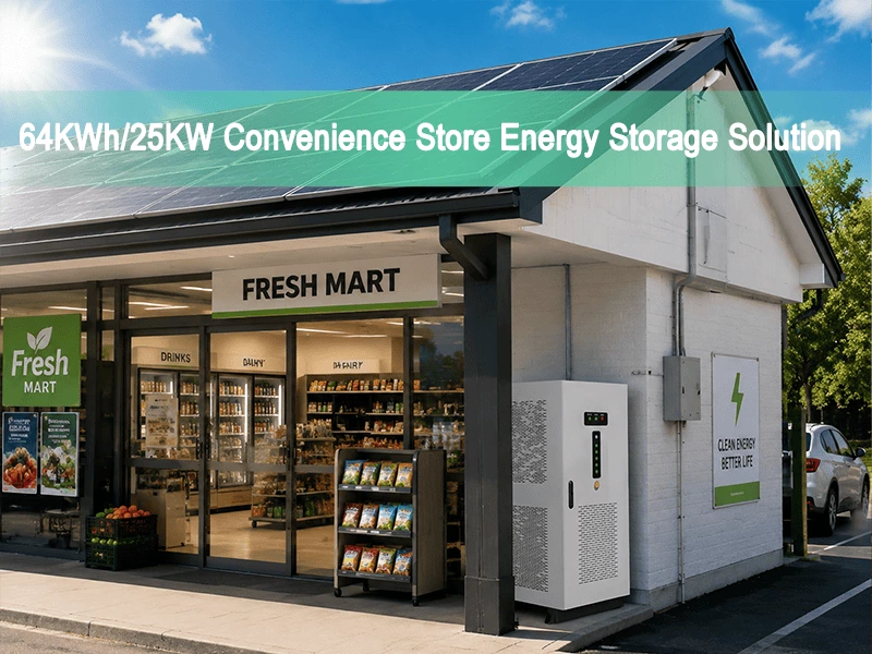 48KWh/64KWh PV + ESS Solution for Convenience Stores and Small Businesses