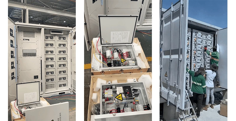 Industrial and commercial energy storage cabinet installation site