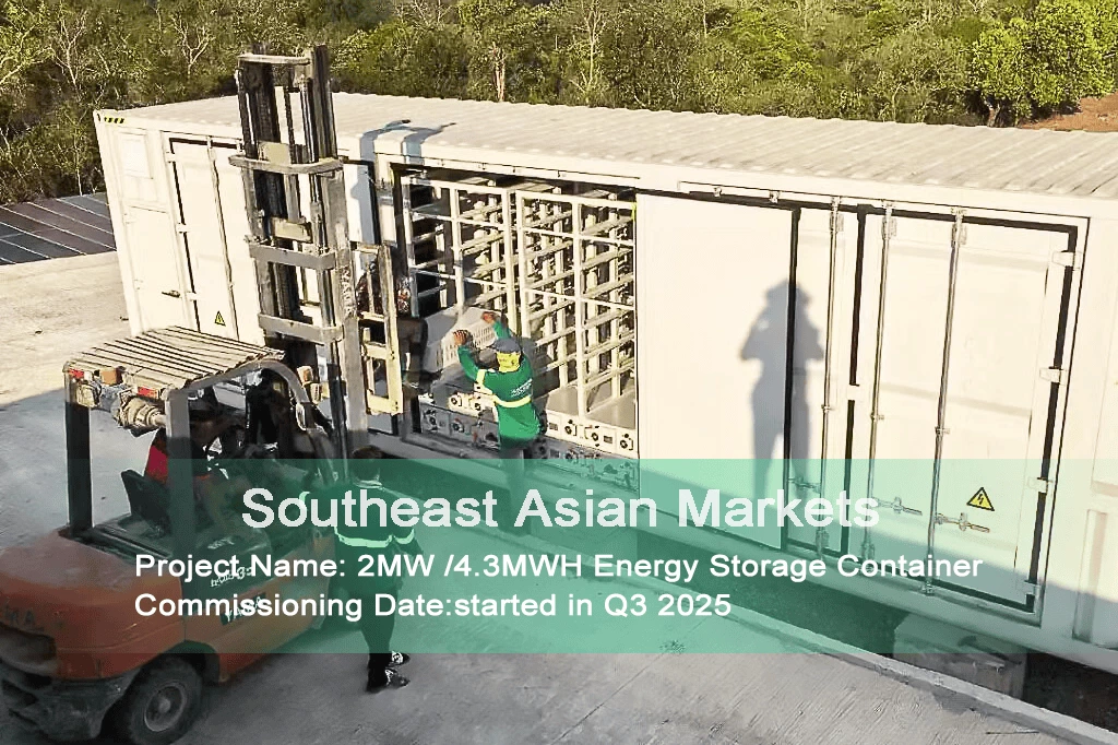 Southeast Asian 2MW/4.3MWh Commercial Energy Storage Container Project