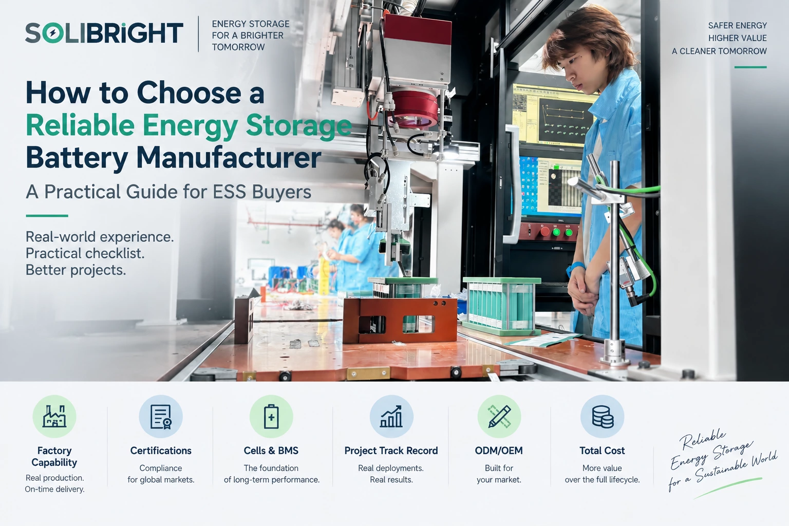 How to Choose an Energy Storage Battery Manufacturer?